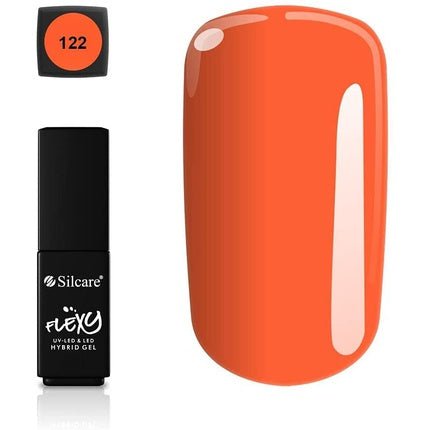 Silcare Soak Off Hybrid UV LED Flexy Gel Manicure Nails 4.5g Shade 122 by Roxie Cosmetics - Maison des fragrances