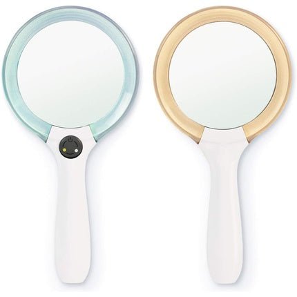 Silk'n MirrorLumi LED Mirror Natural Daylight and Bright Light Double - Sided 5x Magnification White - Maison des fragrances