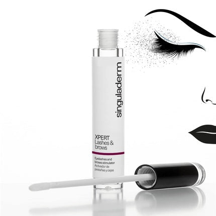 Singuladerm XPERT Lashes & Brows Serum 4ml - Lifting, Strengthening, and Protective Effect - 2 in 1 for Eyelash and Eyebrow Treatment - Maison des fragrances