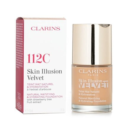Skin Illusion Velvet Natural Matte Finish & Hydrating Foundation 30ml 112C - Maison des fragrances