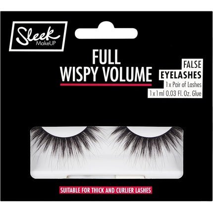Sleek MakeUP False Lashes Reusable and Easy to Apply Latex - Free Glue Included Full Wispy Volume - Maison des fragrances