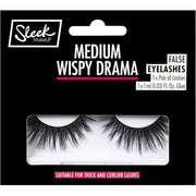 Sleek MakeUP False Lashes Reusable and Easy to Apply Latex - Free Glue Included Medium Wispy Drama - Maison des fragrances