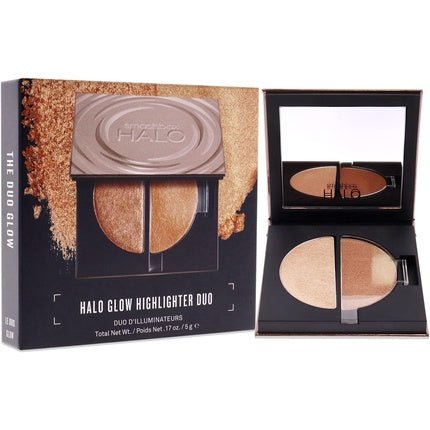 Smashbox Halo Glow Highlighter Duo Golden Pearl 0.17oz 5g - Maison des fragrances