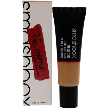 Smashbox Skin Full Coverage 24 Hour Foundation 2.4 Light Medium Warm and Peachy 30ml - Maison des fragrances