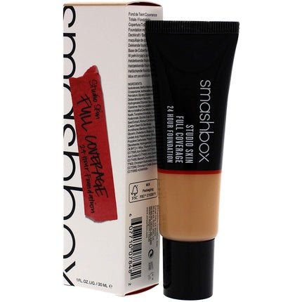 Smashbox Skin Full Coverage 24 Hour Foundation 2.4 Light Medium Warm and Peachy 30ml - Maison des fragrances