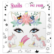 Snails Unicorn Crown Face Tattoo for Kids - Maison des fragrances