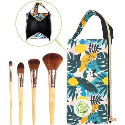 So Eco Natural Travel Brush Set Pink - Maison des fragrances