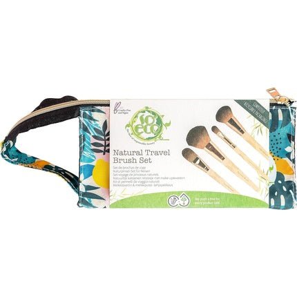 So Eco Natural Travel Brush Set Pink - Maison des fragrances