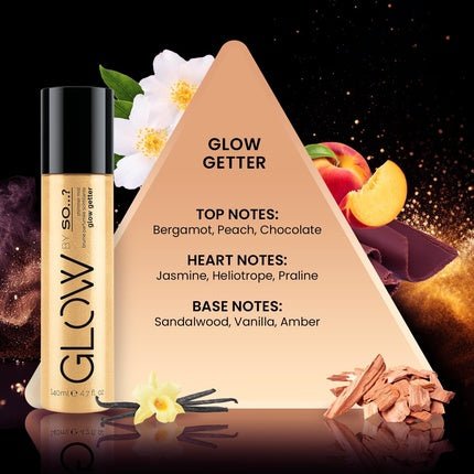 So… Glow par So...? 's Glow Getter Perfume Mist Illuminating Shimmer Body Mist Eau de Toilette (EDT) Femme 140ml - Maison des fragrances