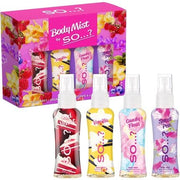 So… par So...? 's Mini Body Mist Gift Set with Red Velvet, Vanilla, Candy Floss & Sweet Pea Fragrance 4x Sweet Obsession Coffret (Coffret) Femme 50ml - Maison des fragrances