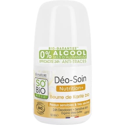 Sobio Etic So'bio Etic Shea Cosmos Organic Dry and Sensitive Skin Deodorant Déodorant (Déo) Mixte 50ml - Maison des fragrances