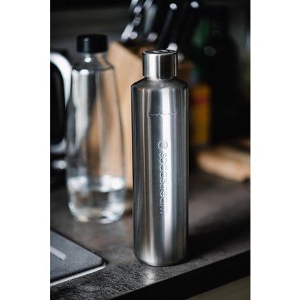 Sodastream 0.8L Duo Thermic Metal Bottle Stainless Steel - Maison des fragrances
