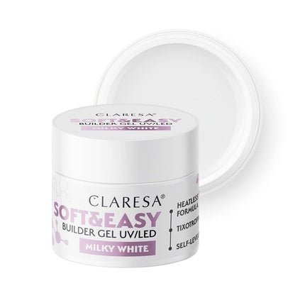 SOFT & EASY Milky White Builder Gel 90g - Maison des fragrances