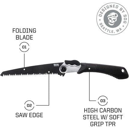 Sog Folding Saw - Wood Hand Pruning Camping Saw with 8.25 Inch Blade - Maison des fragrances