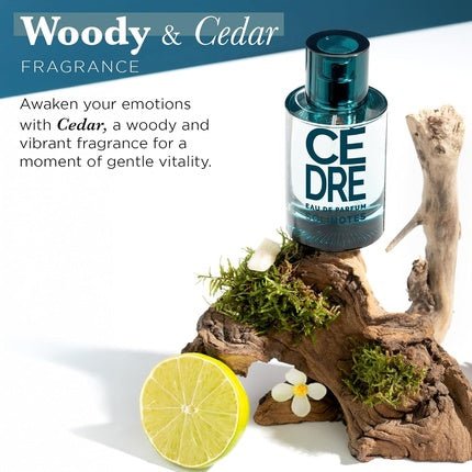 Solinotes Cedarwood Perfume - | Refined Woody and Soothing Eau de Parfum (EDP) Homme - Maison des fragrances