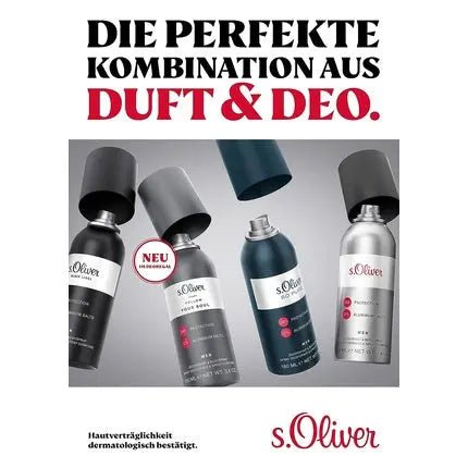 s.Oliver So Pure Men Deodorant & Bodyspray 150ml Can - Maison des fragrances