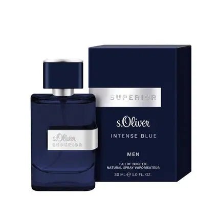S.Oliver Superior Intense Blue - Aromatic Sparkling Sensual Eau de Toilette (EDT) Homme - Maison des fragrances