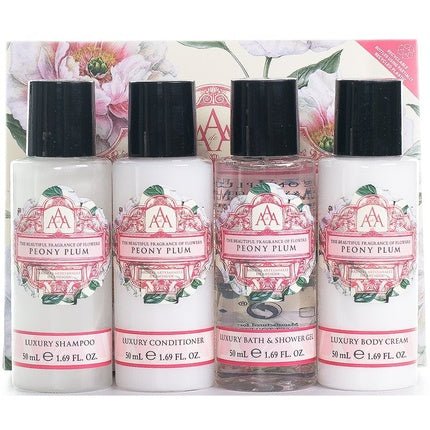 Somerset Toiletry Travel Body Care Gift Set - Peony 4pcs - Maison des fragrances