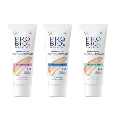 Soraya Probio Covering Fluid Prebiotic Foundation Microbiome Protection - Maison des fragrances