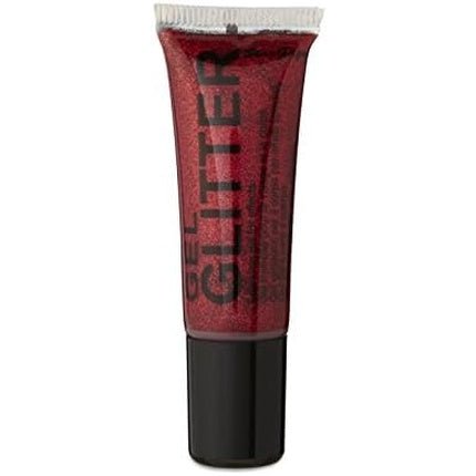 Sparkling Red Glitter Gel for Face and Body with Fine Nib Applicator - Maison des fragrances