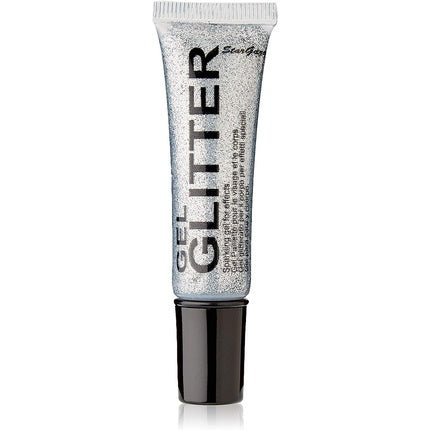 Sparkling Silver Glitter for Face and Body with Fine Nib Applicator 10ml - Maison des fragrances