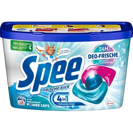 Spee Power Caps 18 WL Fresh Kick 24h Deodorant Freshness Déodorant (Déo) Mixte 216g - Maison des fragrances