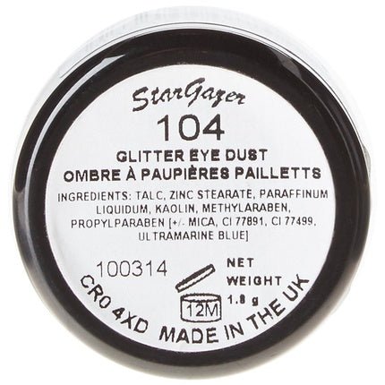Stargazer Products Glitter Eyeshadow Powder Number 104 2g - Maison des fragrances