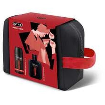 Str8 Red Code Gift Set - , Deodorant , And Cosmetic Bag Coffret (Coffret) Mixte 100ml - Maison des fragrances