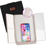 Stylpro Bi - Folding Makeup Vanity Mirror Adjustable Phone Stand Dimmable - Maison des fragrances