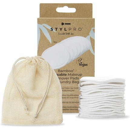 Stylpro Reusable Bamboo Makeup Remover Pads Refill 16 16 Count - Maison des fragrances