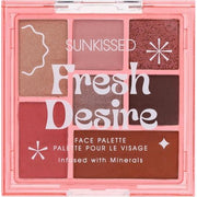 Sunkissed Fresh Desire Eyeshadow Palette 7 Shades Soft Mattes and Shimmers Face and Eyes - Maison des fragrances