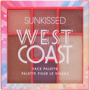 Sunkissed West Coast Face and Eye Palette with 7 Shades - Maison des fragrances