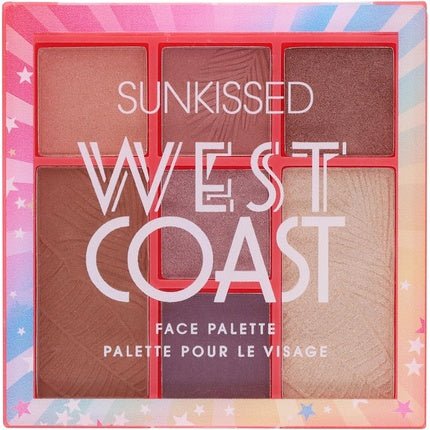 Sunkissed West Coast Face and Eye Palette with 7 Shades - Maison des fragrances