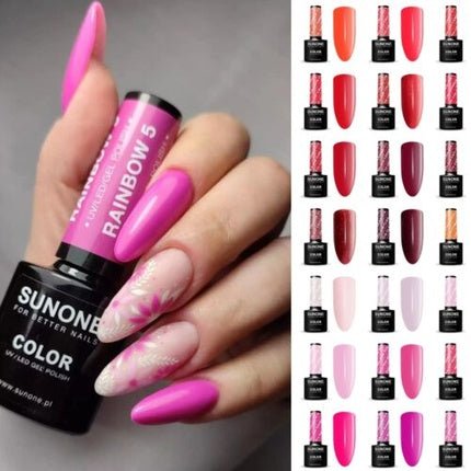 Sunone Soak Off Hybrid UV LED Flexy Gel Manicure Pedicure Nails Colours 5ml - Maison des fragrances