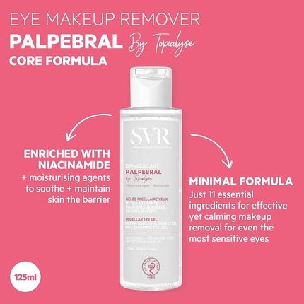 SVR Palpebral by Topialyse Make - up Remover for sensitive eyelids 125ml - Maison des fragrances