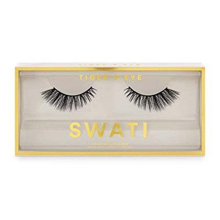 Swati Cosmetics Tiger's Eye Multidimensional Faux Mink Eyelashes - Maison des fragrances