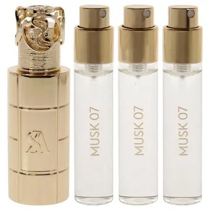 Swiss Arabian Musk 07 Unisex Mini Gift Set 3 x 1oz Perfume Spray with Metal Case - Maison des fragrances