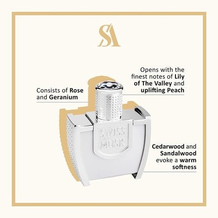Swissarabian Swiss Musk - Eau de Parfum 45ml - Musk Woody Fragrance - Maison des fragrances