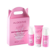 Sylveco Aloe Pink Makeup Remover Balm 75ml, Face Peeling 50ml, Nourishing Face Cream 50ml - Maison des fragrances