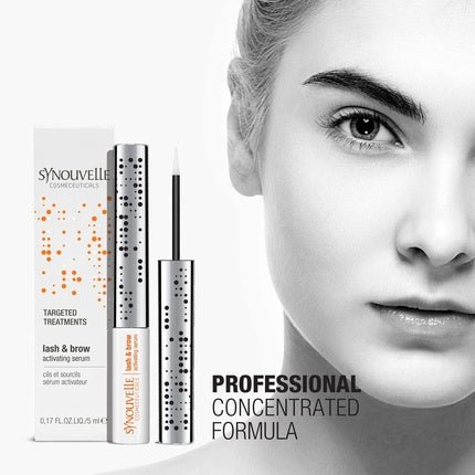 Synouvelle Cosmeceuticals Lash & Brow Activating Serum Concentrated Growth Serum for Eyelashes & Eyebrows 5ml - Maison des fragrances