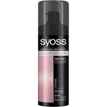 Syoss Color Hairspray Pink 120ml - Maison des fragrances
