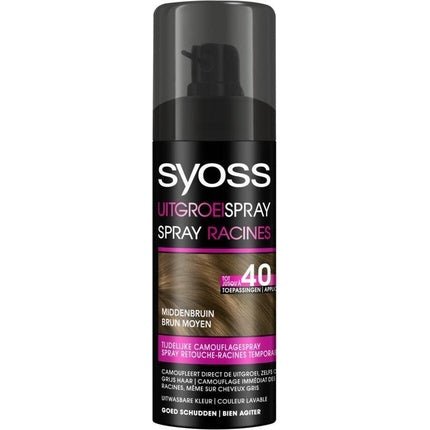 Syoss Growth HairSpray Medium Brown 120ml - Maison des fragrances