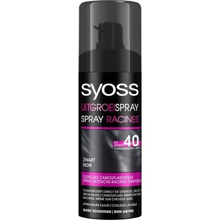 Syoss Outgrowth spray black 120ml - Maison des fragrances