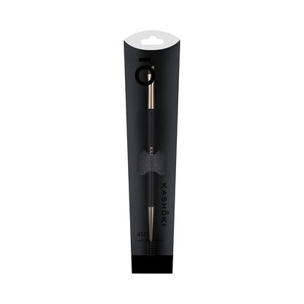 T4B Kashōki 412 Lash Brow Double - Sided Synthetic Makeup Brush for Eyebrows and Eyelashes with Taklon Bristles - Professional Use - Maison des fragrances