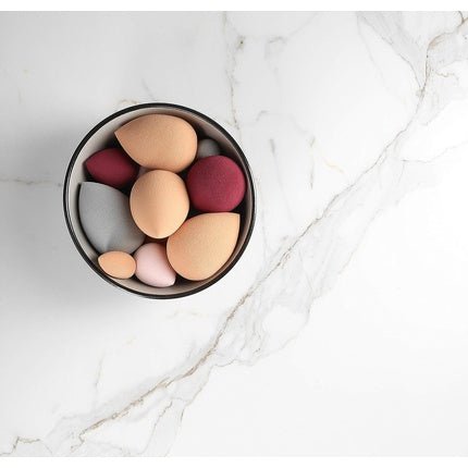 T4B LUSSONI Drop - Shaped Makeup Blender Sponge Burgundy - Maison des fragrances