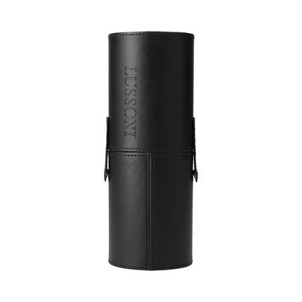 T4B LUSSONI Makeup Brush Holder and Case Eco - Friendly Leather Black - Maison des fragrances