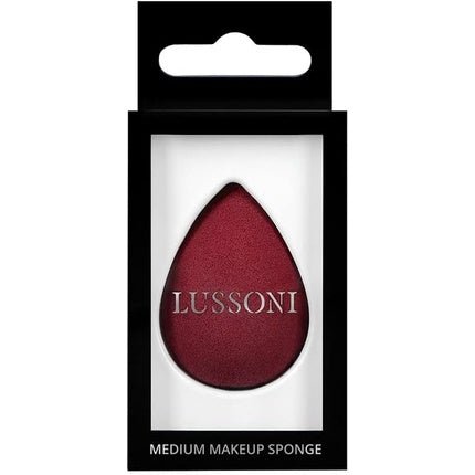 T4B LUSSONI Medium Drop - Shaped Makeup Sponge Blender Sponge Burgundy - Maison des fragrances