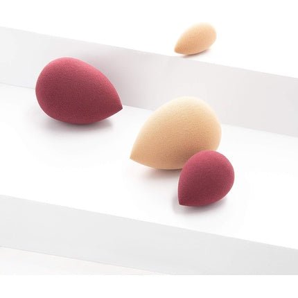 T4B LUSSONI Medium Drop - Shaped Makeup Sponge Blender Sponge Burgundy - Maison des fragrances