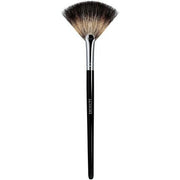 T4B Lussoni Pro 600 Professional Makeup Brush Natural Bristle Fan Brush for Blush and Highlighter - Black - Maison des fragrances