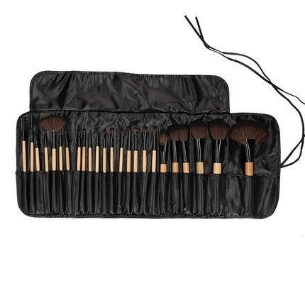 T4B MIMO 24 Piece Complete Professional Makeup Brush Set with Portable Case - Maison des fragrances